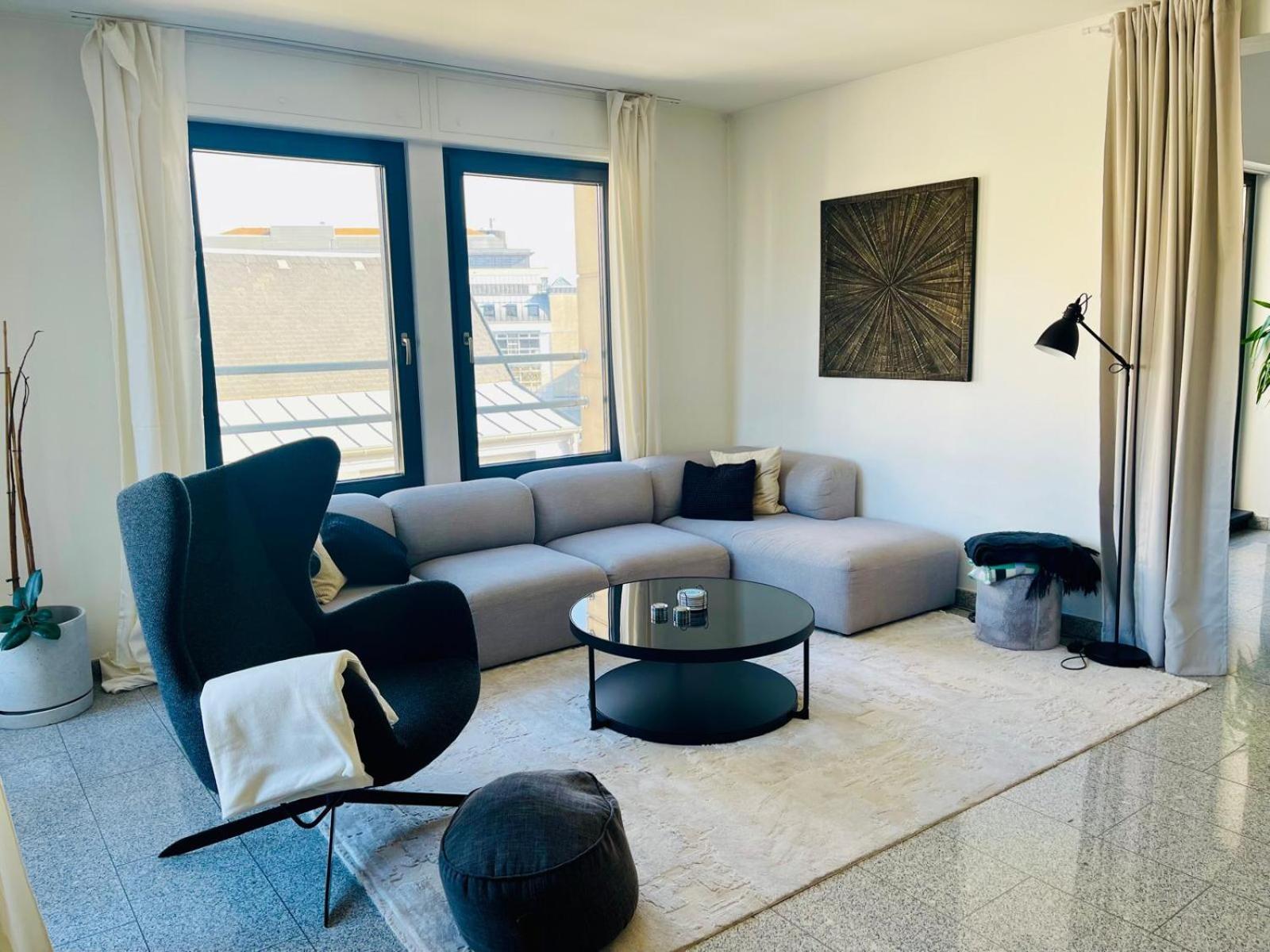 Apartamento Lux Penthouse - Office, Terrace, Gym & Parking Luxemburgo Exterior foto